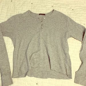 Grey cropped long sleeve :)